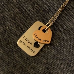 “I love you (more)” 💕 Necklace